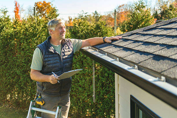 Professional Roofing technician working in Collins, WI